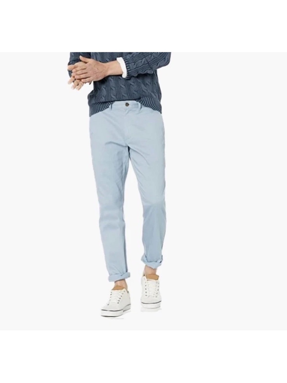 J. Crew Chambray Blue Men’s Slim Fit Chino Pants 32x32